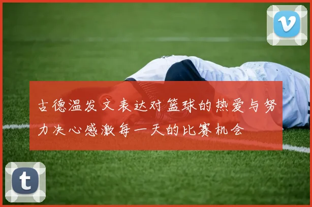 古德温发文表达对篮球的热爱与努力决心感激每一天的比赛机会